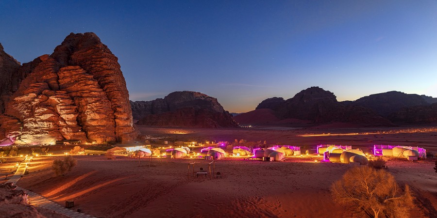 Wadi Rum desert camp