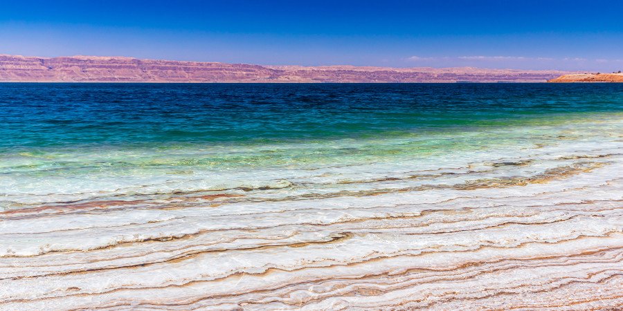 Strati salini nel Mar Morto